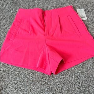 a new day Hot Pink High-Waist Tailored Women’s Shorts. NWT